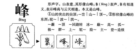 峰 意思|峰的解释